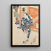 Untitled Painting - Shunkosai Hokuei — framed artwork on a wall