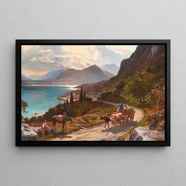 Angera Maggiore - Sidney Richard Percy — framed artwork on a wall