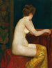 Femme assise nue - Sigismund Righini — artwork view