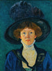 Dame au chapeau - Sigismund Righini — artwork view
