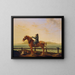 Ship Trawler - Sigmund Ferdinand Ritter von Perger — framed artwork on a wall