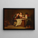 Scene of genre - Sigmund Freudenberger — framed artwork on a wall