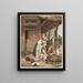 La Propreté Villageoise - Sigmund Freudenberger — framed artwork on a wall