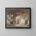 La Visite au chalet - Sigmund Freudenberger — framed artwork on a wall