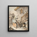 The childish fear - Sigmund Freudenberger — framed artwork on a wall