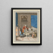 La leçon de clavecin - Sigmund Freudenberger — framed artwork on a wall