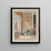 The Guitar Lesson - Sigmund Freudenberger — framed artwork on a wall