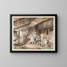 La petite fête imprévue - Sigmund Freudenberger — framed artwork on a wall