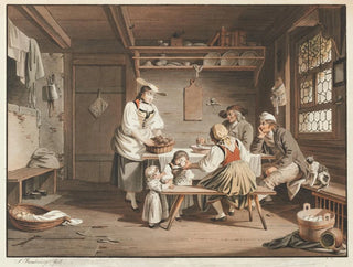 The Peasant Meal - Sigmund Freudenberger — artwork view