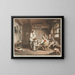 The Peasant Meal - Sigmund Freudenberger — framed artwork on a wall