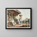 The Villager - Sigmund Freudenberger — framed artwork on a wall