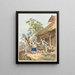 The game of hide and seek - Sigmund Freudenberger — framed artwork on a wall