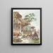 The Rustic Water Game - Sigmund Freudenberger — framed artwork on a wall