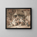 The soldier in uniform - Sigmund Freudenberger — framed artwork on a wall