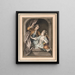 L'heureux ménage - Sigmund Freudenberger — framed artwork on a wall