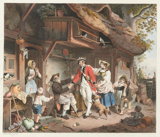 Return of the Swiss soldier to the country - Sigmund Freudenberger — artwork view