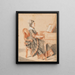 a pianist - Sigmund Freudenberger — framed artwork on a wall