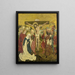 Crucifixion - Sigmund Gleismüller — framed artwork on a wall