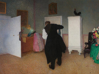Interior Painting - Sigmund Walter Hampel — artwork view