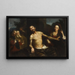 The Sufferings of Job - Silvestro Chiesa — framed artwork on a wall