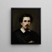Portrait of an Artist - Silvestro Lega — framed artwork on a wall