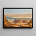 A scene in the desert - Silvio Poma — framed artwork on a wall