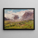 View of Saas Fee - Silvio Poma — framed artwork on a wall