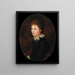 Portrait of a Woman - Simón Gómez — framed artwork on a wall