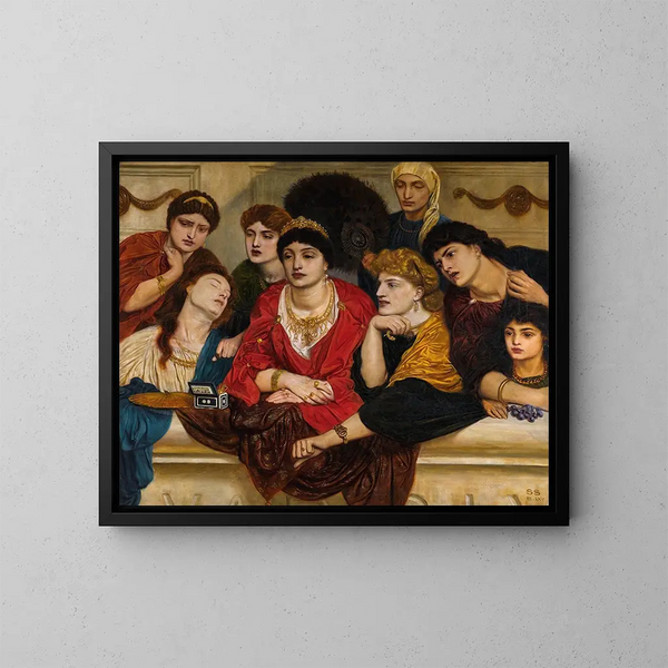 Il a lieu dans le Colisée - Simeon Solomon — framed artwork on a wall