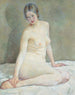 Nude Sitting Painting - Simkha Simkhovitch — artwork view