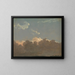 Study of clouds: distant storm - Simon Denis — framed artwork on a wall