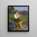Vacation Melody Painting - Simon Glücklich — framed artwork on a wall