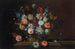 Flowers in a wicker basket on a stone ledge - Simon Hardime — artwork view
