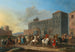 a horse market on Piazza del Quirinale in Rome - Simon Johannes van Douw — artwork view