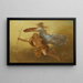 Apollo and Minerva - Simon Julien — framed artwork on a wall