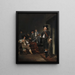 The return of a hunting party - Simon Kick — framed artwork on a wall