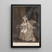 Marie-Antoinette - Simon Malgo — framed artwork on a wall