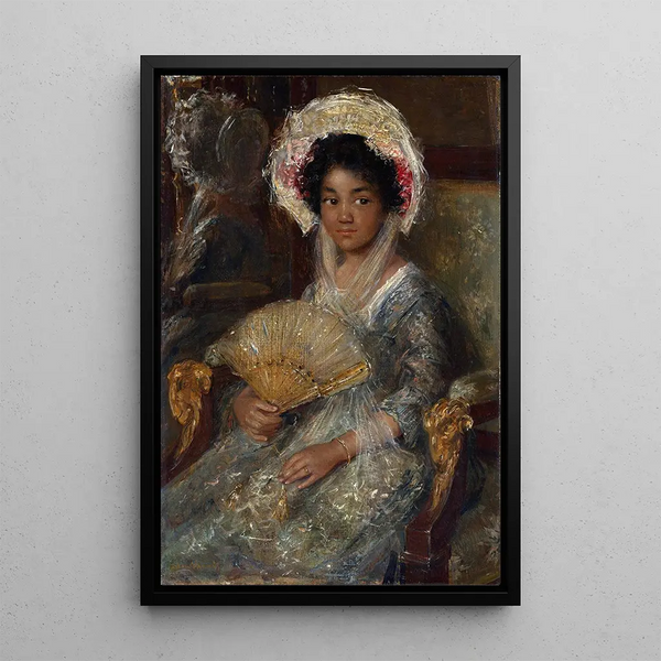 Isabella - Simon Maris — framed artwork on a wall