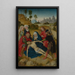 La Lamentation du Christ - Simon Marmion — framed artwork on a wall