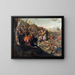 A Roman Battle - Simon Peter Tilemann — framed artwork on a wall