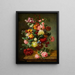 The Bouquet - Simon Saint-Jean — framed artwork on a wall