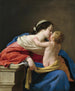 Virgin and Child Painting - Simon Vouet — artwork view