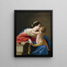 Virgin and Child Painting - Simon Vouet — framed artwork on a wall