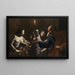 Saint Pierre visitant Sainte Agathe en prison - Simon Vouet — framed artwork on a wall