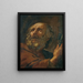 Saint Peter Painting - Simon Vouet — framed artwork on a wall