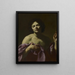 Saint Sebastian Painting - Simon Vouet — framed artwork on a wall