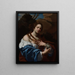 Virginia da Vezzo, the artist's wife in the role of Mary Magdalene - Simon Vouet — framed artwork on a wall