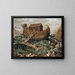 L'arche de Noé sur le mont Ararat - Simon de Myle — framed artwork on a wall