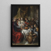 Les Noces de Cana - Simon de Vos — framed artwork on a wall
