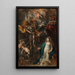 L'Annonciation - Simon de Vos — framed artwork on a wall